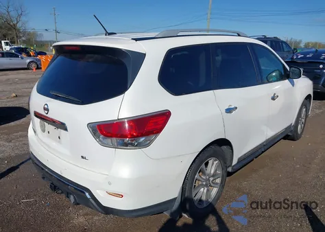 2014 Nissan Pathfinder Sl из США, поврежденный, VIN 5N1AR2MN3EC725041